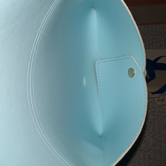 LV Monogram Giant By The Pool Medium Kirigami Pochette Beige Blue Envelope Pouch - Picture 10 of 14